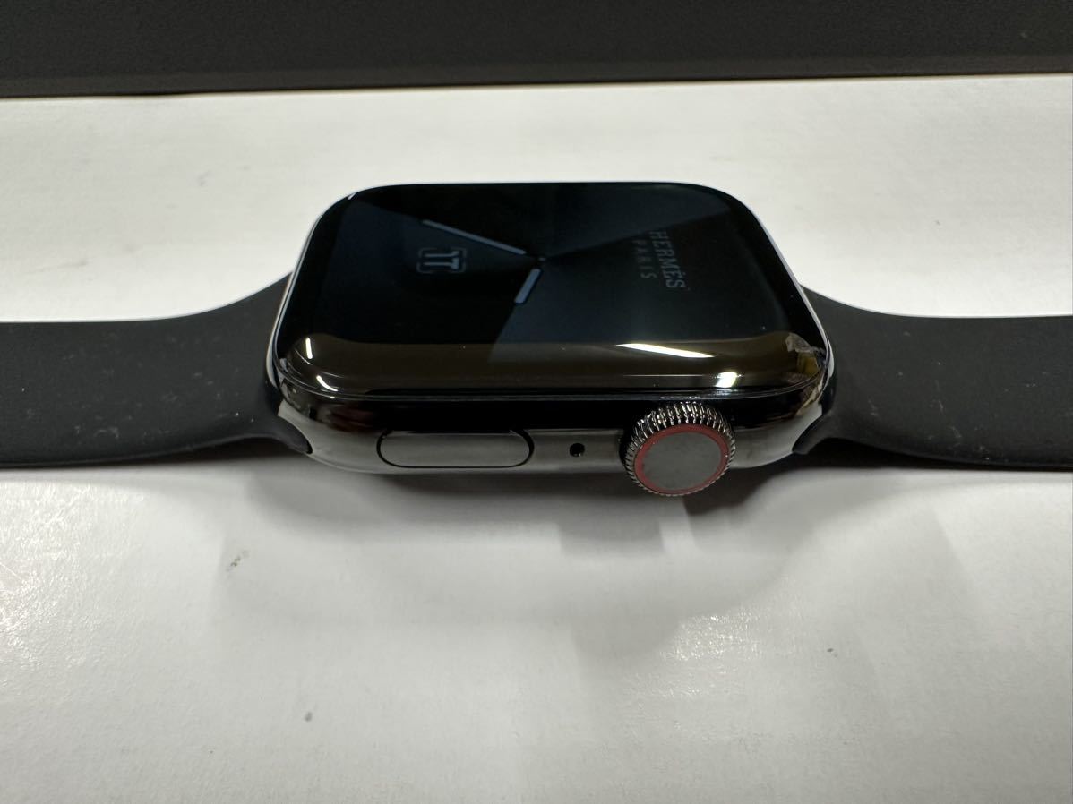 ☆即決 美品 Apple Watch series5 HERMES 44mm ブラック 本体 アップルウォッチ エルメス 黒 GPS+Cellular  779