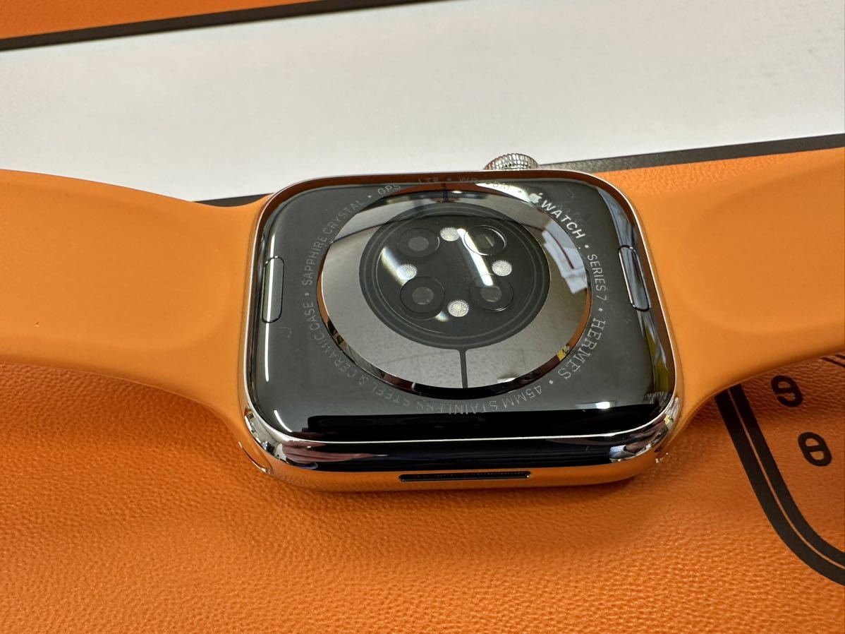 apple watch HERMES S7 #444 ブラック45mm