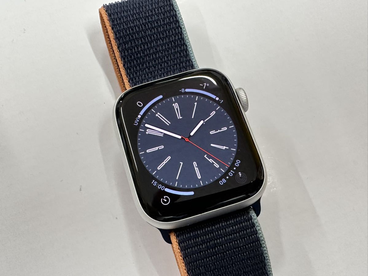 ☆即決 美品 Apple Watch SE 44mm シルバーアルミニウム アップル