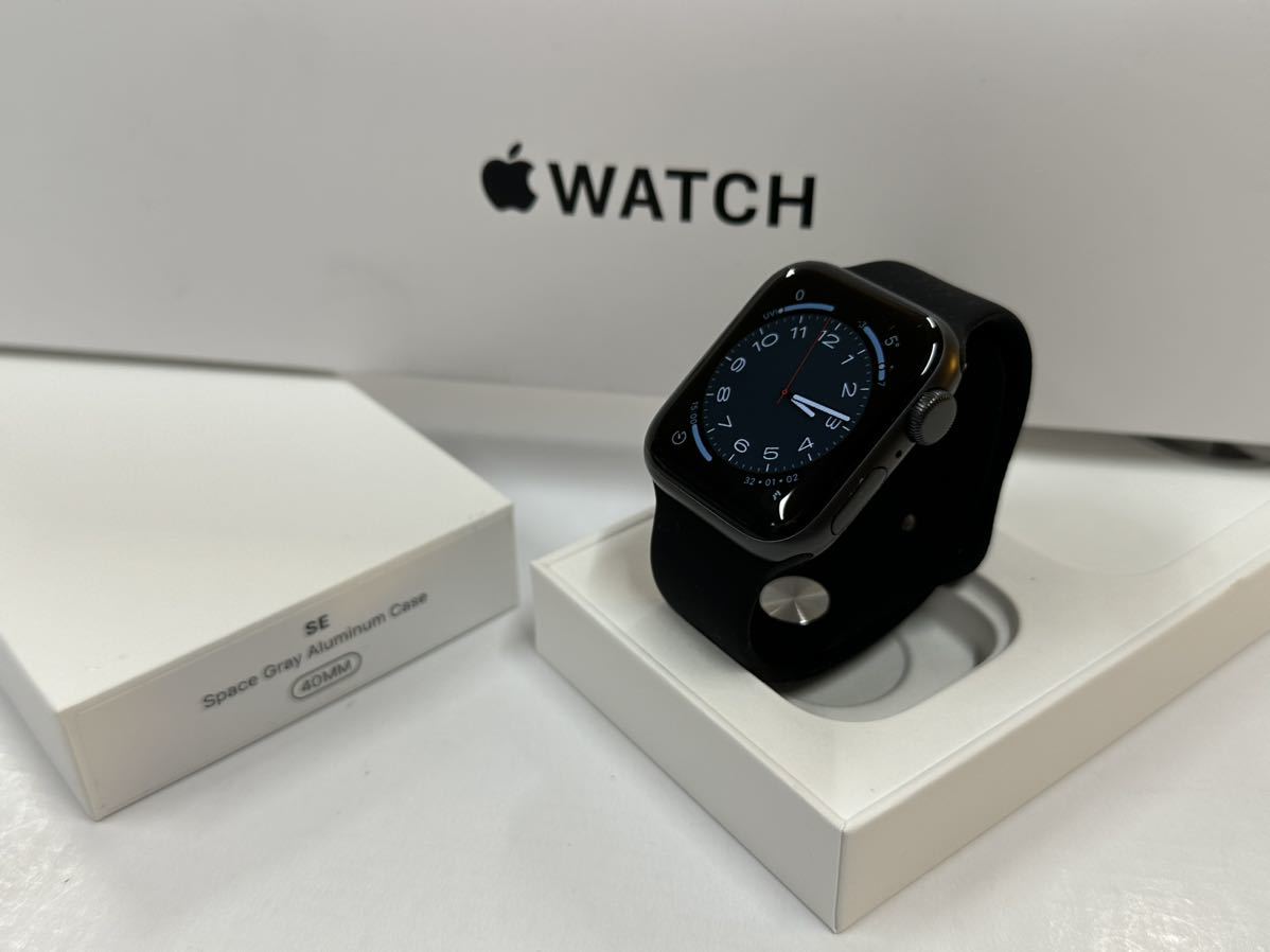 ☆即決 Apple Watch SE 40mm スペースグレイアルミニウム アップル