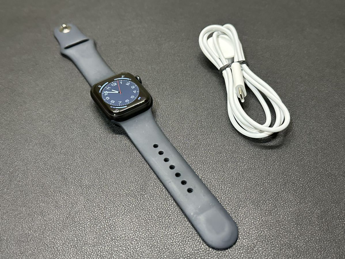 ☆即決 美品 Apple Watch Series7 41mm ミッドナイトアルミニウム