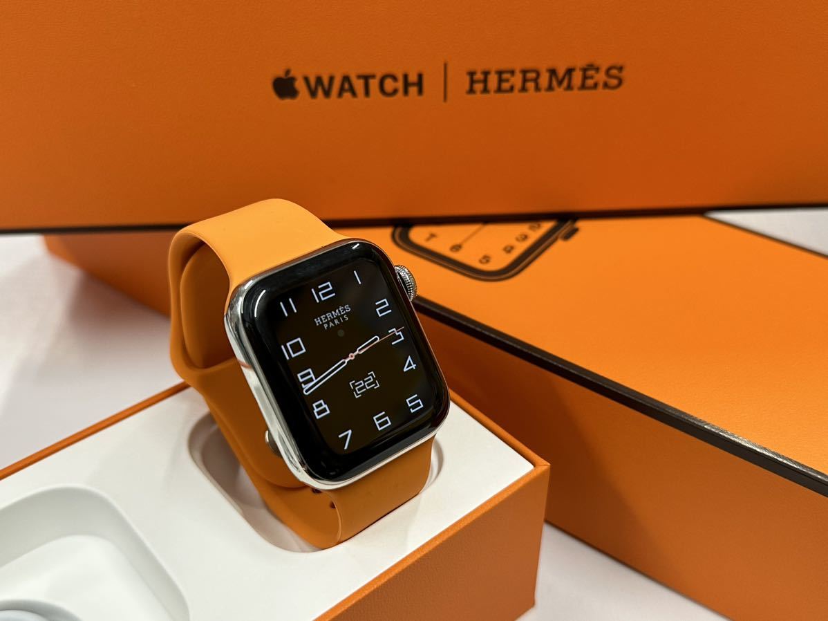 ☆即決 Apple watch エルメス シリーズ4 アップルウォッチ HERMES Series4 40mm ステンレス  GPS+Cellularモデル 005