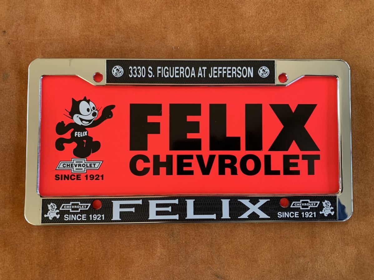 86%OFF!】 Felix Chevrolet フィリックスレッド シボレーライセンス