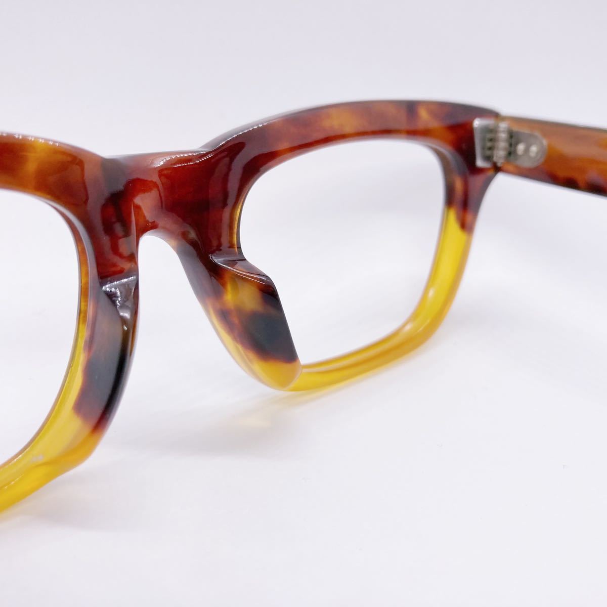 本鼈甲 80年代 メガネ ウェリントン デッドストック ヴィンテージ 日本製 国産 クラウンパント Vintage 眼鏡 フレーム フランス 