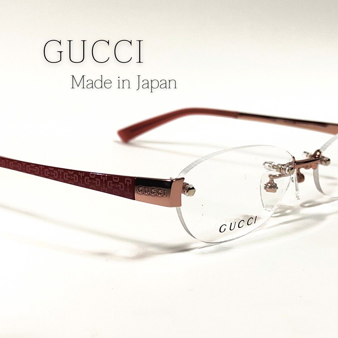 GUCCI メガネフレーム ツーポイント 日本製 GG-9600J メンズ