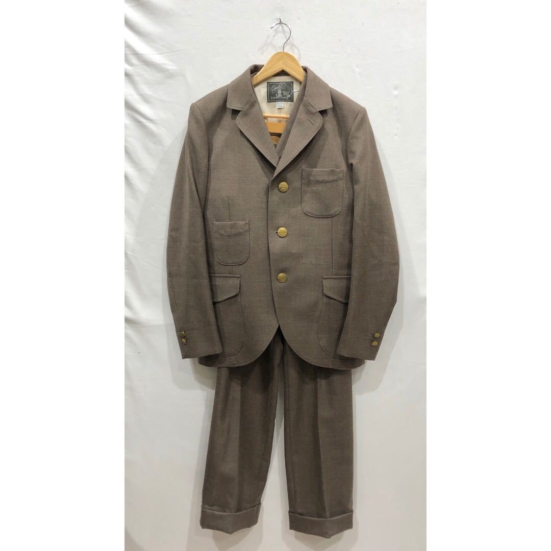 ORGUEIL】オルゲイユ セットアップ 38 ウール ブラウン OR-063J-B OR