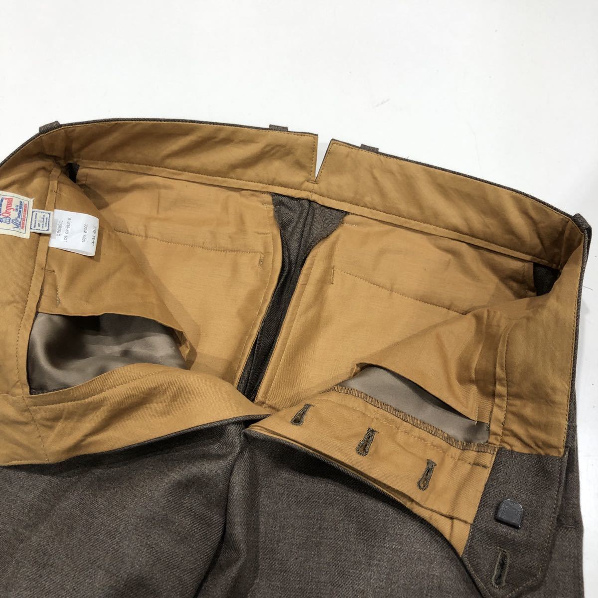 ORGUEIL】オルゲイユ セットアップ 38 ウール ブラウン OR-063J-B OR