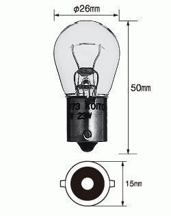 BMWミニMINIシングルS25テールランプバルブBA15sテールライトバルブ12V21W R50R53R52R57R56クリア球LCI 63217160790ワンOneクーパーCooper_画像4