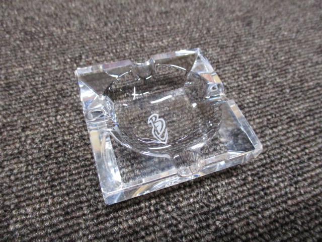 [Bloody-Mary not for sale ]blati* Marie / glass made ashtray / ashtray / approximately 5.9cm angle /TTM2212-10