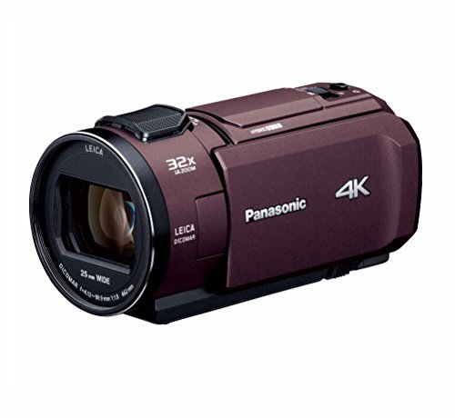 パナソニック 4K ビデオカメラ VZX1M 64GB あとから補正 ブラウン HC-VZX1M-T(中古品)
