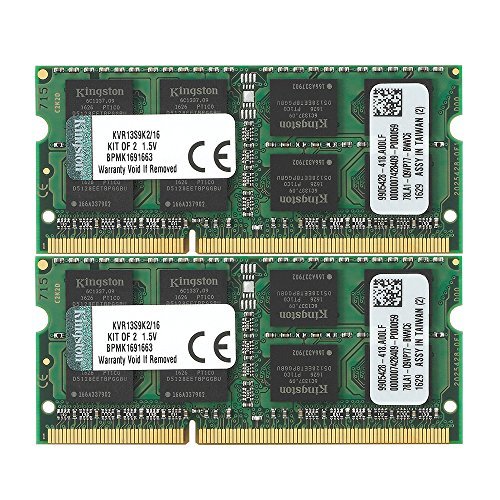 キングストン Kingston ノートPC用メモリ DDR3-1333 (PC3-10600) 8GBx2枚 CL9 1.5V N