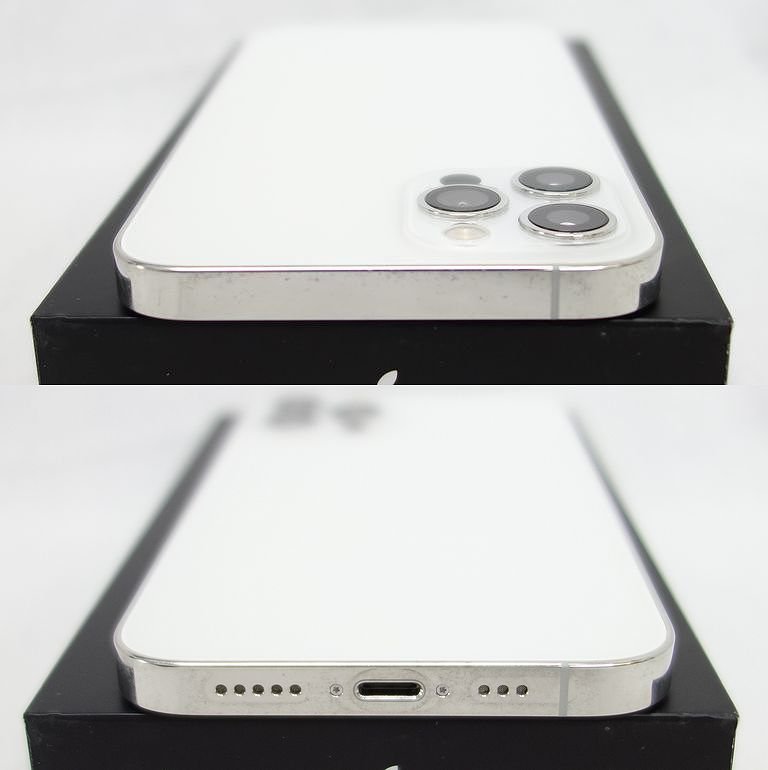 SIMフリー **安心30日保証** iPhone 12 Pro 128GB シルバー au NW利用制限保証2年 送料無料 【k1212-590-1213本】清T_画像4