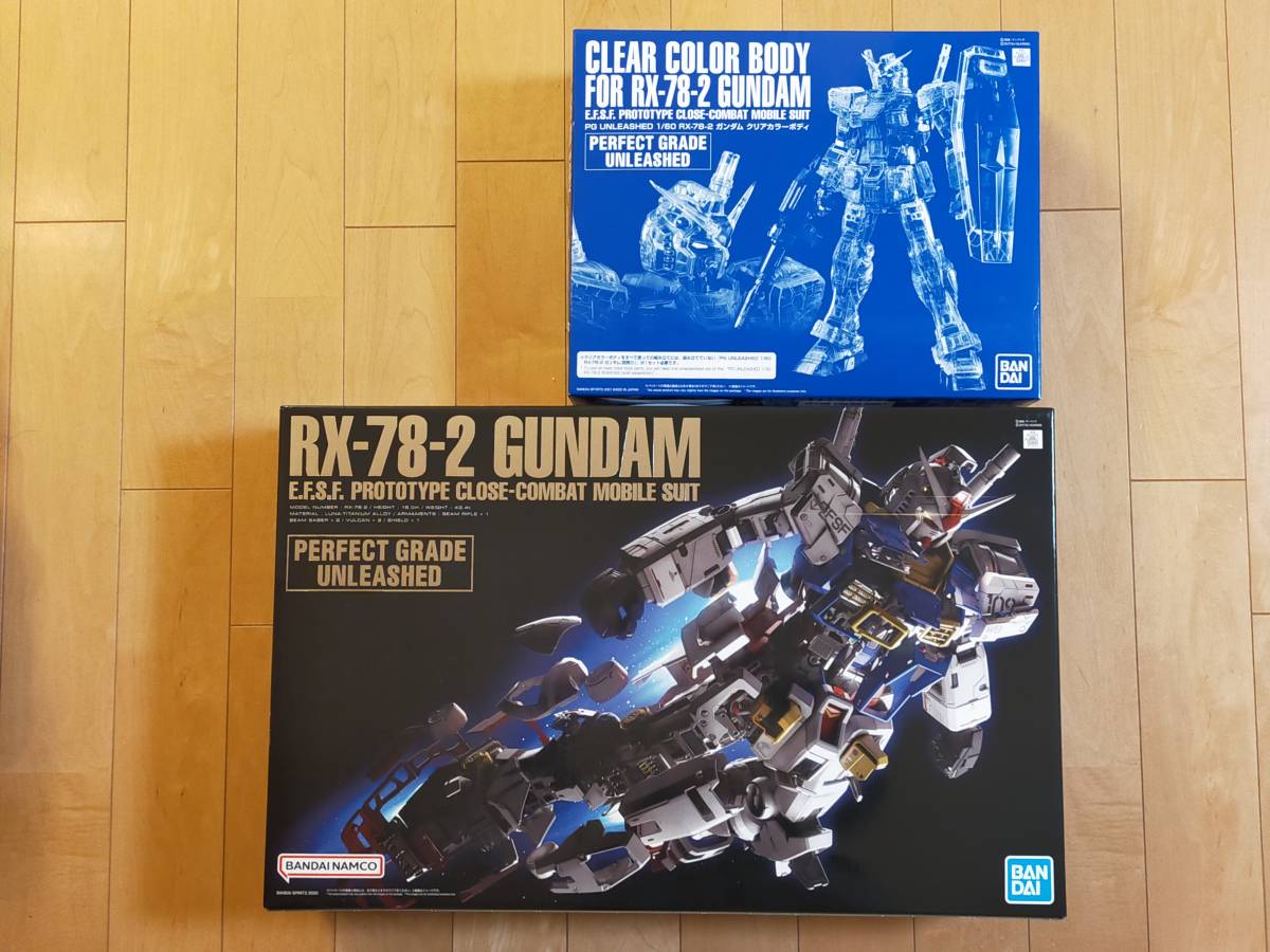 同梱可 新品 未組立 クリアカラーボディ セット PG UNLEASHED RX-78-2