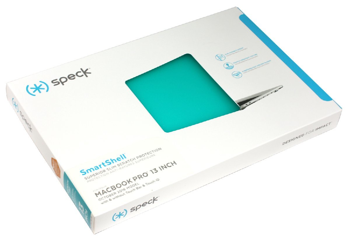 Speck MacBook Pro 保護ケース カバー SmartShell カリプソブルー [13インチ touch bar 搭載モデル非搭載モデル対応 Calypso Blue]_画像1