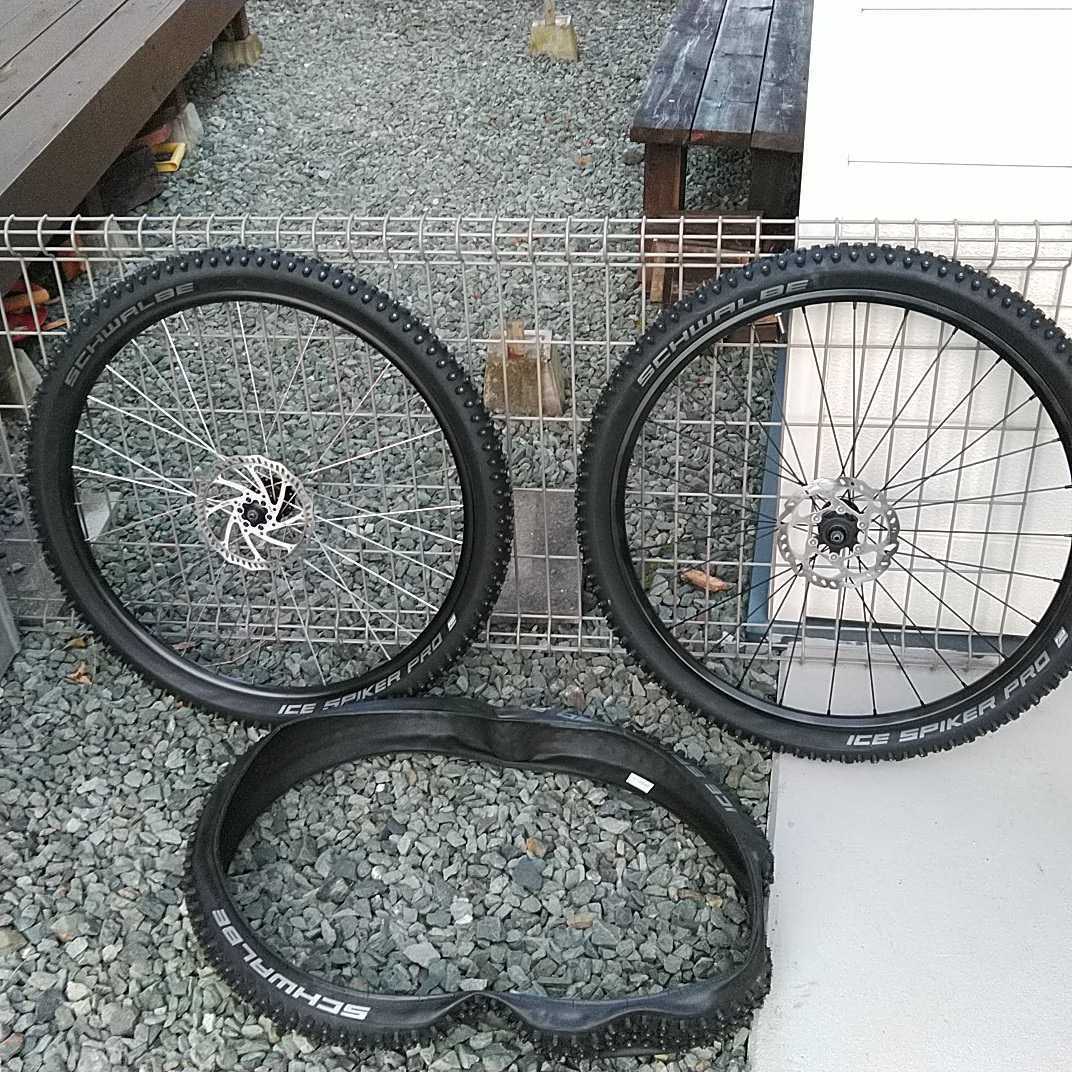 何でも揃う SCHWALBE(シュワルベ) アイススパイカープロ 2本ホイール