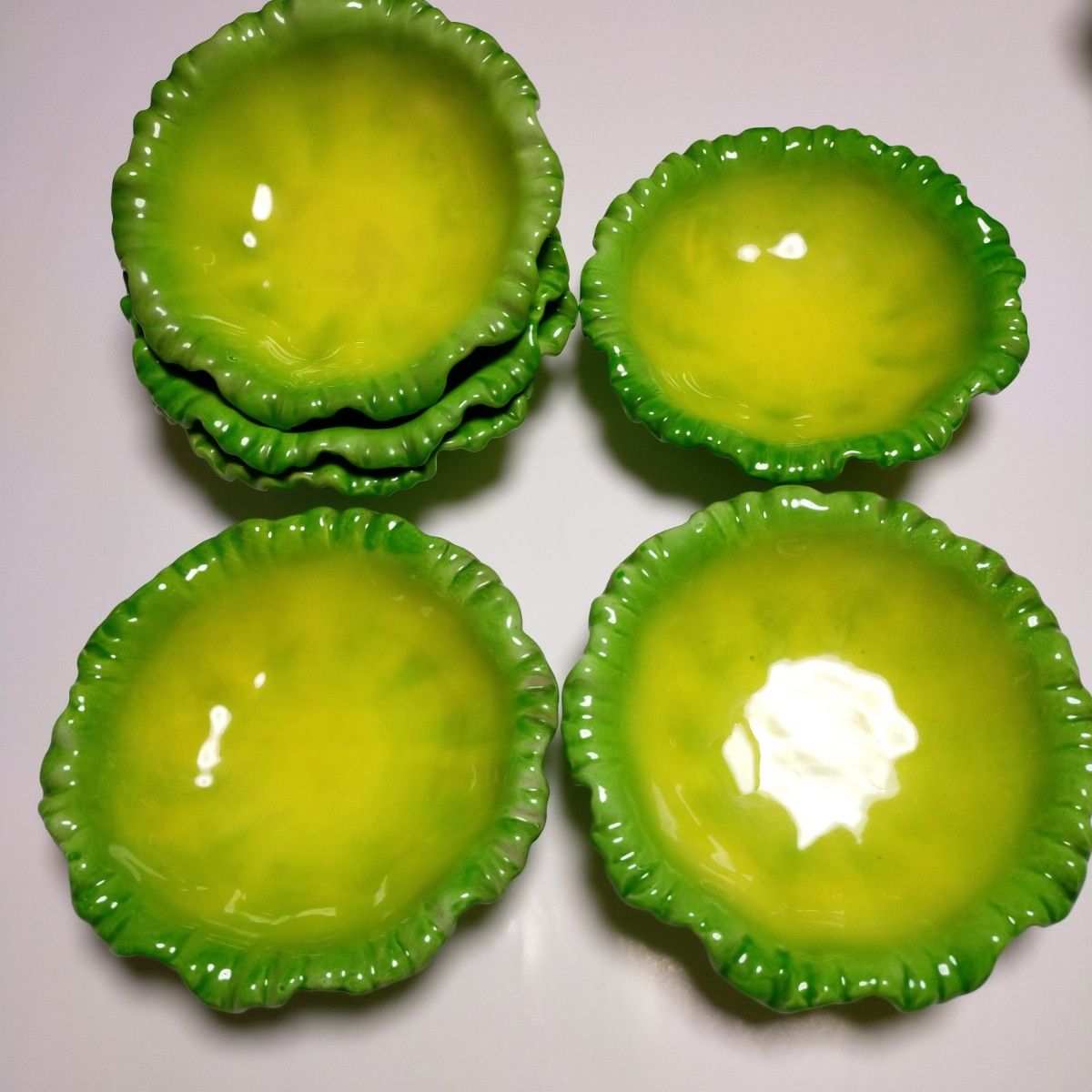 値下げ中 Seyei セーエー陶器 キャベツ皿 サラダボウルセット 値下げ中 Seyei セーエー陶器 キャベツ皿 サラダボウルセット
