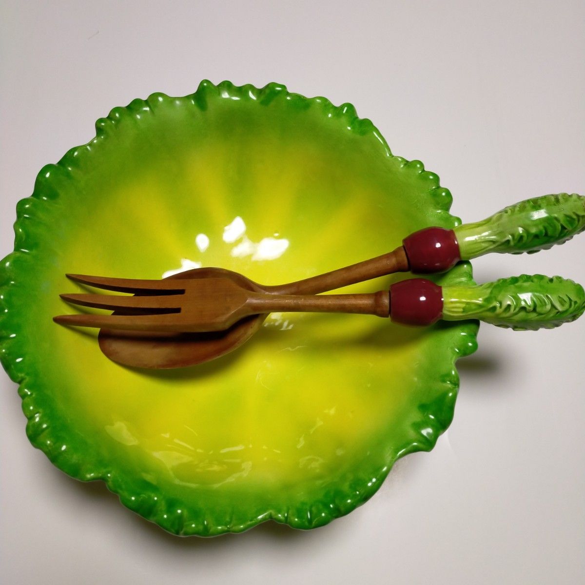 値下げ中 Seyei セーエー陶器 キャベツ皿 サラダボウルセット 値下げ中 Seyei セーエー陶器 キャベツ皿 サラダボウルセット