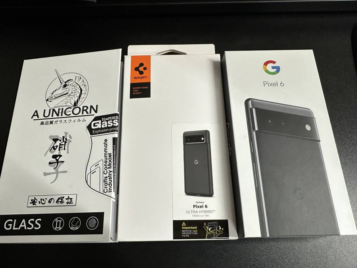 ☆ 美品 Google Pixel6 128GB Stormy Black SIMフリー グーグル