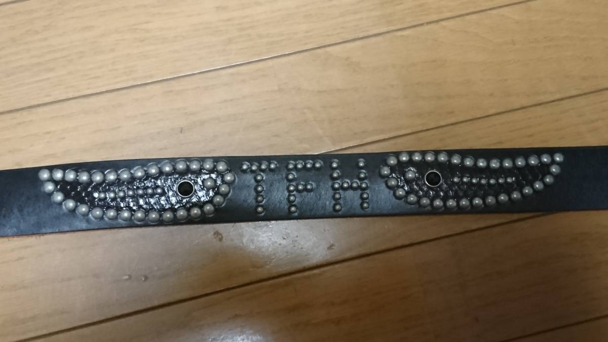  ultra rare Flat Head X HTC studs belt W36