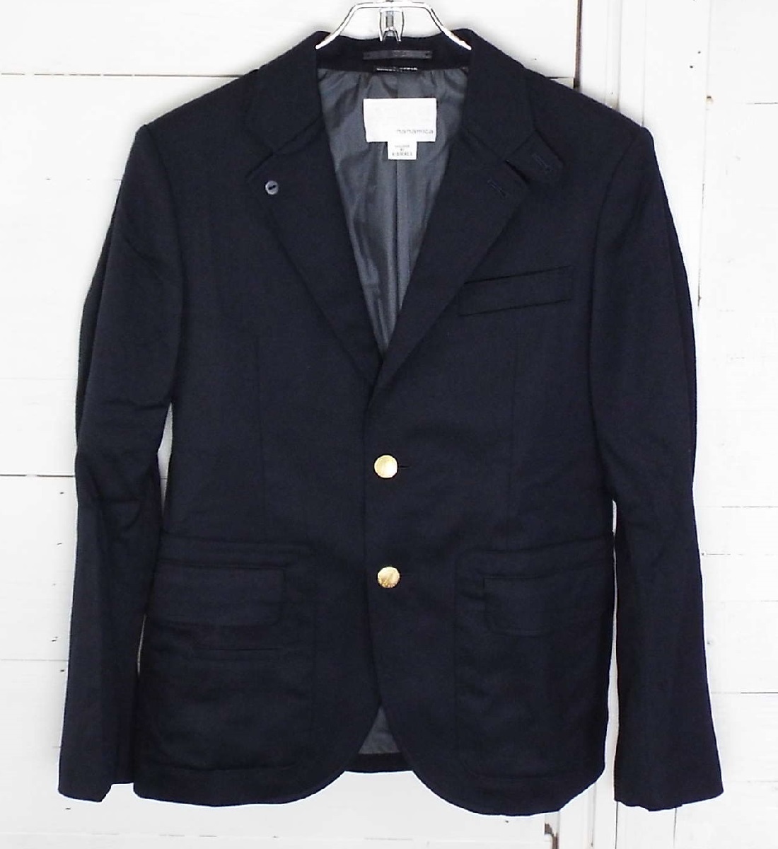 訳あり】 T1262〇nanamica(ナナミカ)WIND STOPPER ウインドストッパー