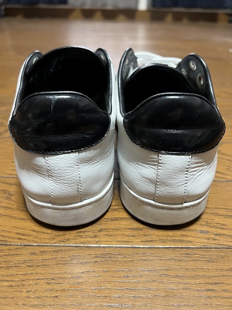 ◆GUCCI◆ グッチ メンズ レースアップ スニーカー ホワイト Size8 1/2_画像5