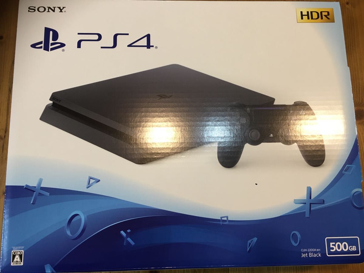 新品未開封 PlayStation 4 ジェット・ブラック 500GB CUH2200AB01 PS4
