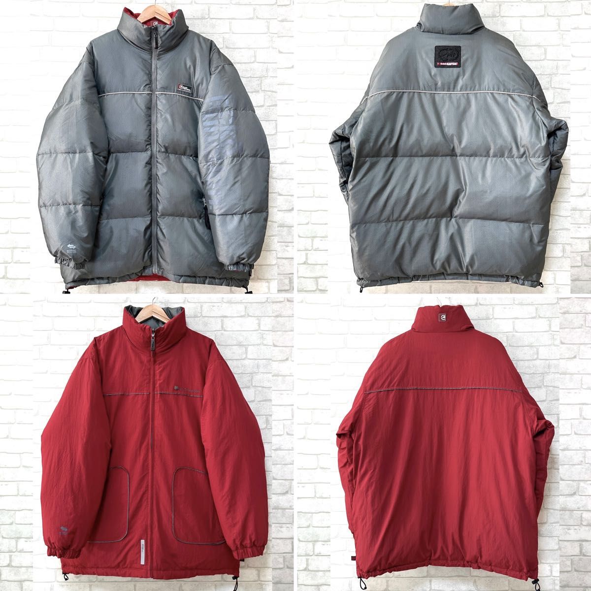 ECKO エコー ビッグシルエット リバーシブル ダウンジャケット ECKO エコー ビッグシルエット リバーシブル ダウンジャケット
