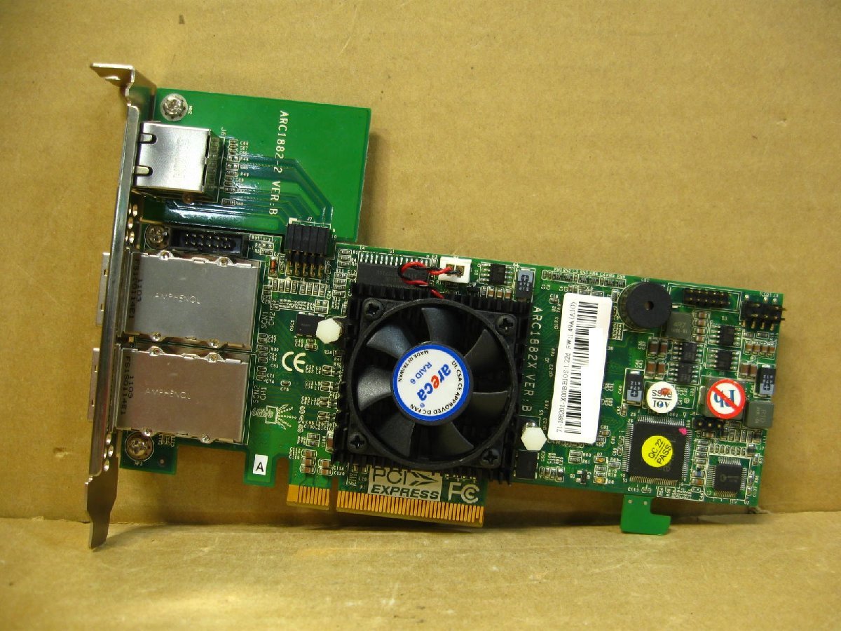 【通販 人気】 SAS/SATA Ver:B ARC-1882X ▽ARECA RAIDコントローラ SFF-8088 RAID0/1/5/6 中古 PCI-EX 1GB その他 【通販 人気】 SAS/SATA Ver:B ARC-1882X ▽ARECA RAIDコントローラ SFF-8088 RAID0/1/5/6 中古 PCI-EX 1GB その他