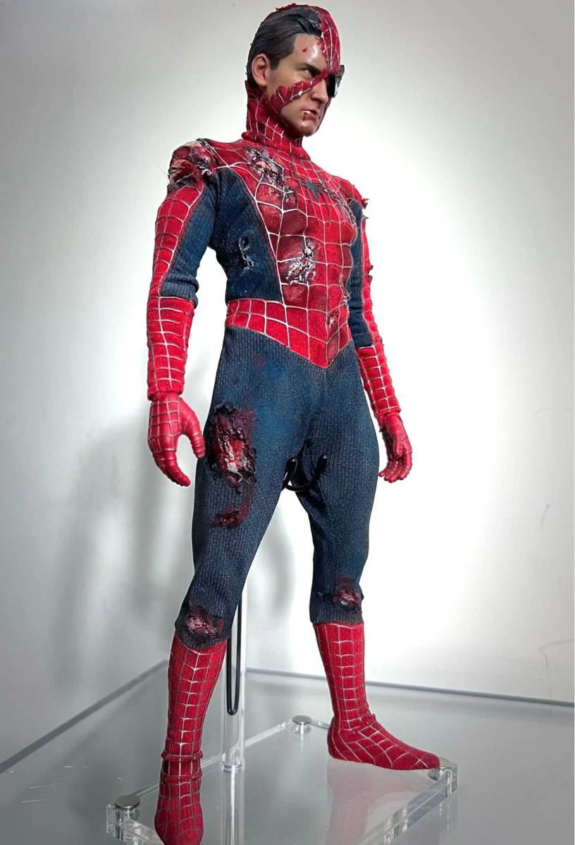 ホットトイズ スパイダーマン3 1/6 hot toys スパイダーマン DAMAGED