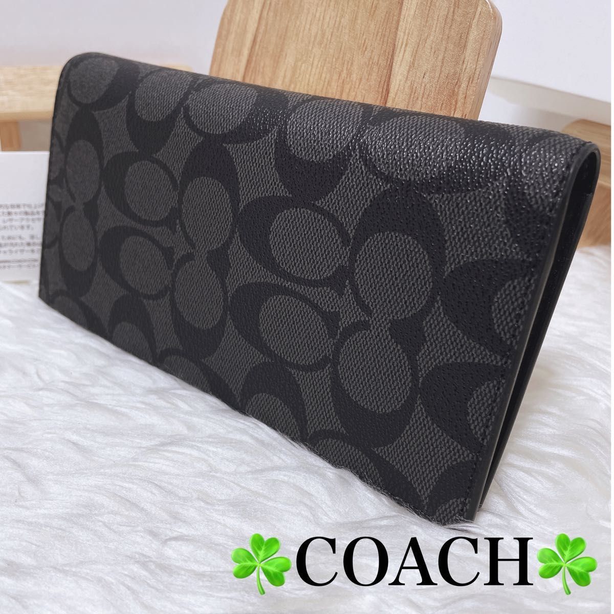 COACH シグネチャー長財布 ブラック - 通販 - wayambaads.com