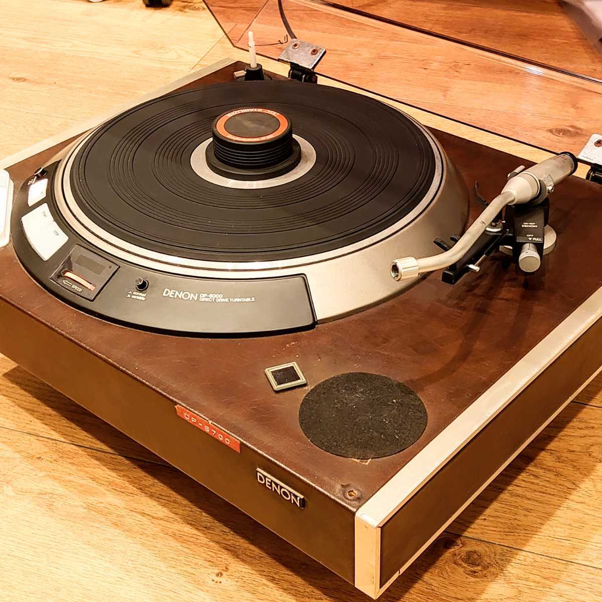 通電◯ ターンテーブル動作】 DENON レコードプレーヤー DP-6700
