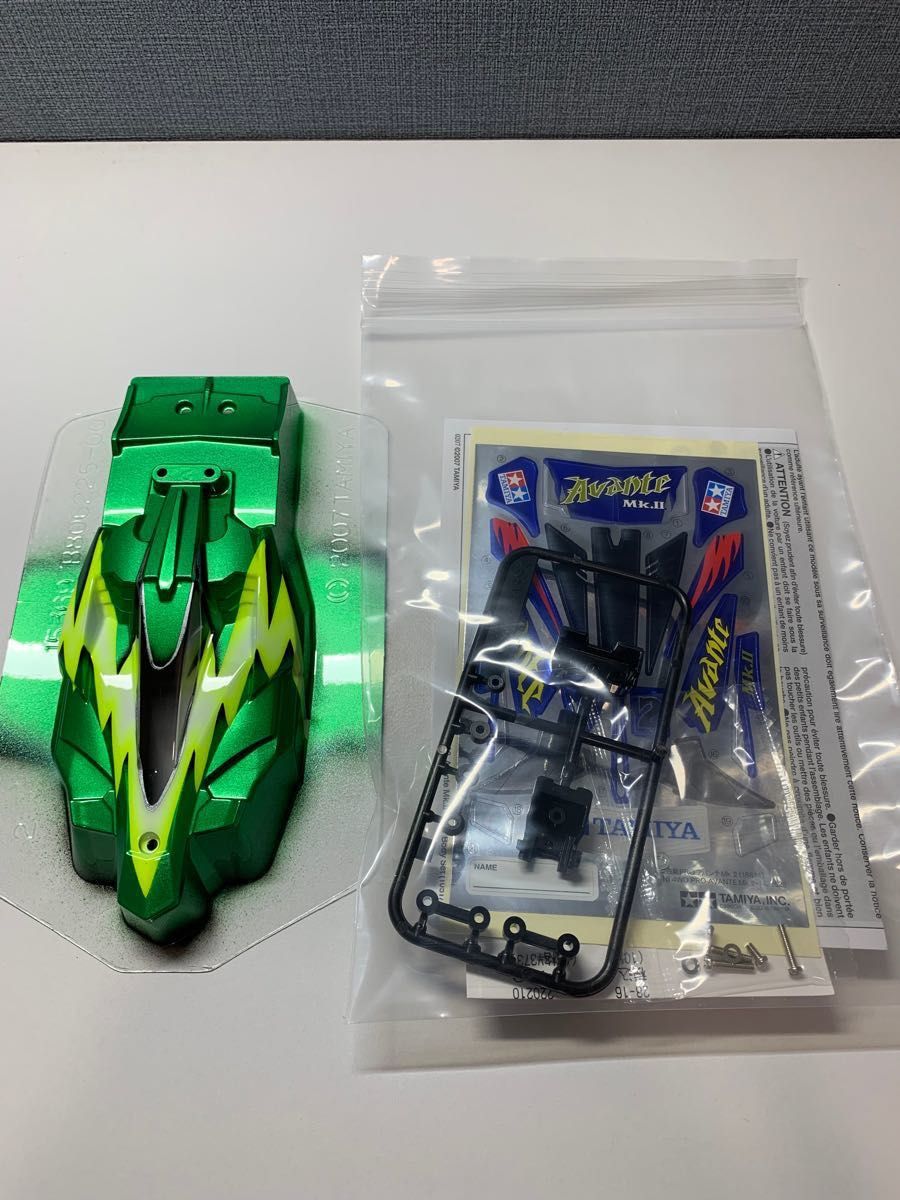 タミヤミニ四駆 アバンテMk II クリアーボディ(ポリカ)塗装済 タミヤミニ四駆 アバンテMk II クリアーボディ(ポリカ)塗装済