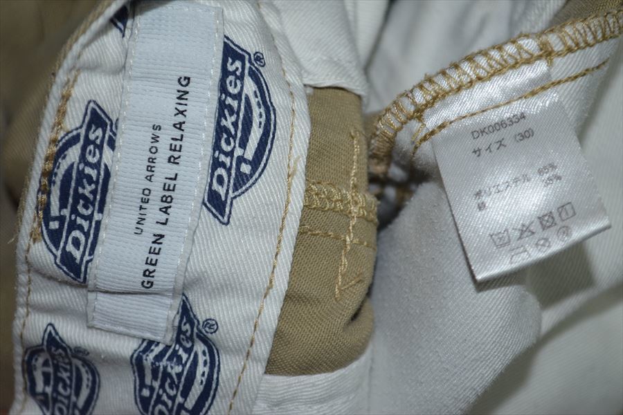 ディッキーズ　DICKIES　グリーンレーベル　リラクシング　ユナイテッドアローズ　greenlabelrelaxingUNITED ARROWS　パンツ　30 D2967_画像5