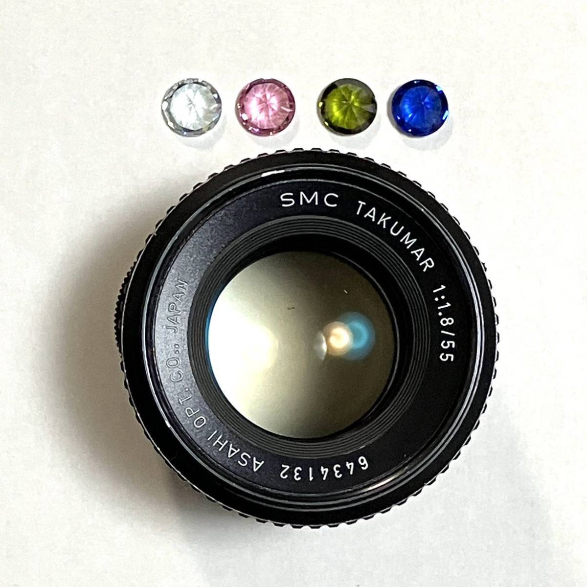 宝石の色を選べます】SMC Takumar 55mm f1 8 宝石レンズ 送料無料 匿名
