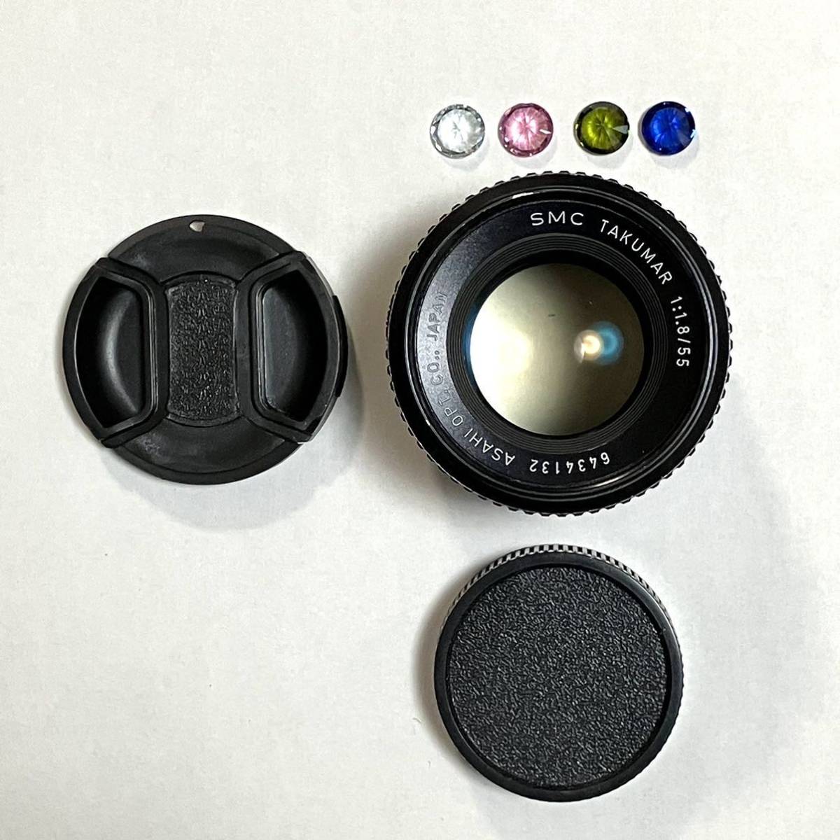 宝石の色を選べます】SMC Takumar 55mm f1 8 宝石レンズ 送料無料 匿名