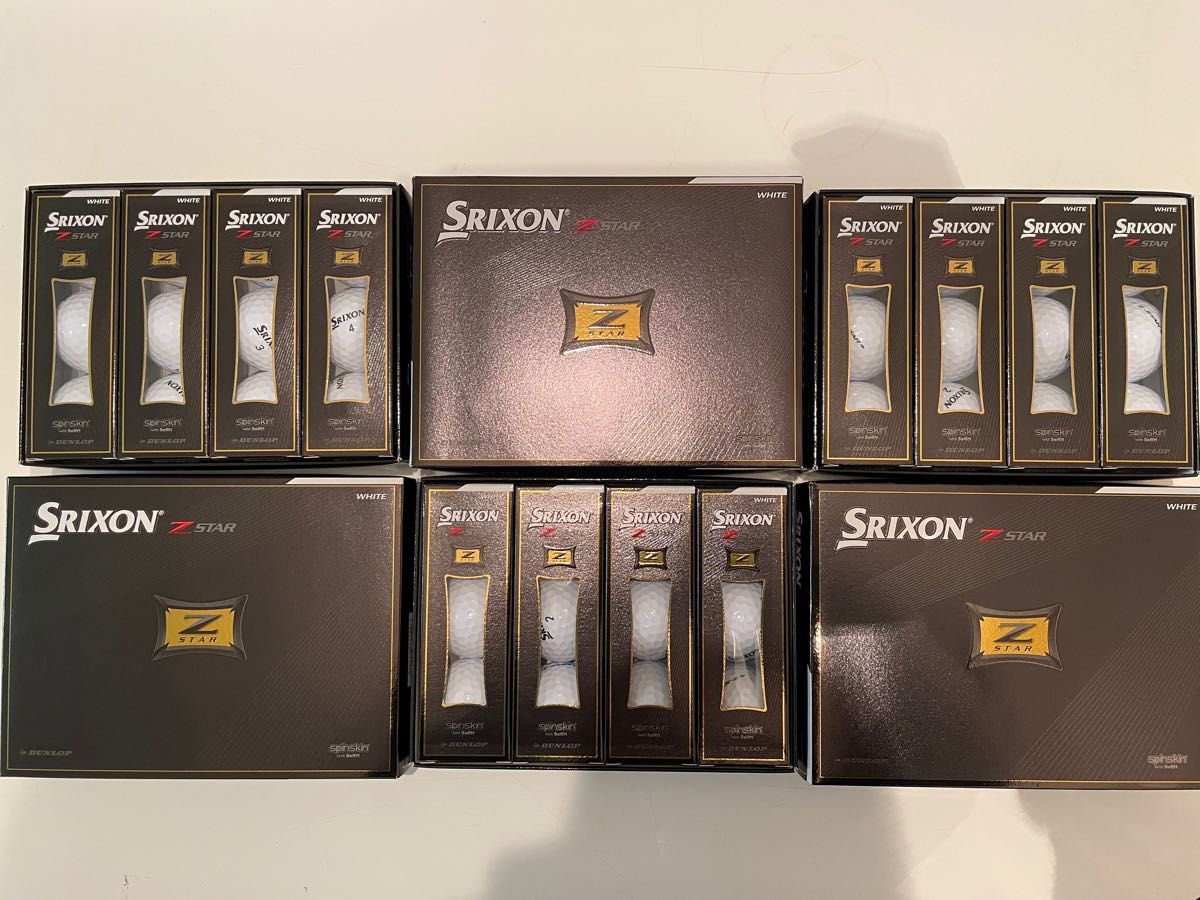 3ダース Z-STAR SRIXON スリクソン ゴルフボール ホワイト ゴルフ
