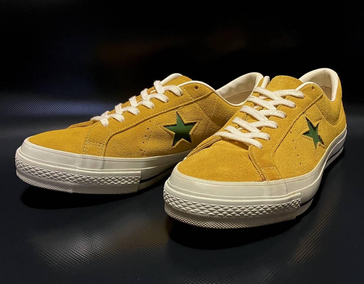 CONVERSE ONE STAR SU OX 8(26.5cm) Chuck Taylor 日本製 GOLD / MOSS