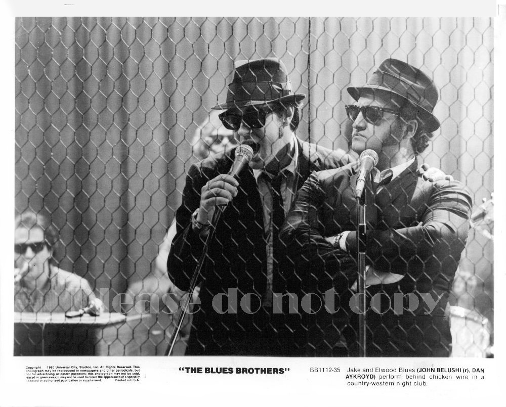 1980年・映画 The Blues Brothers ブルース・ブラザーズ　ロビーカード　3枚　付き_画像1