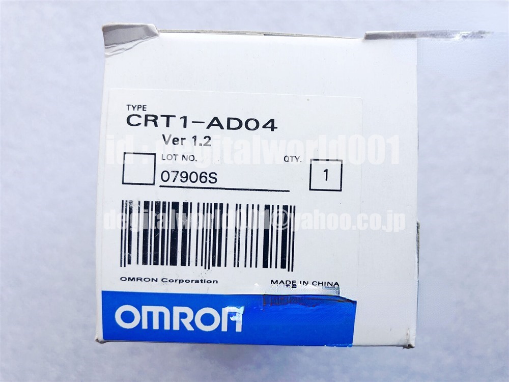 新品◆代引可◆東京発 OMRON CRT1-AD04◆６ヶ月保証