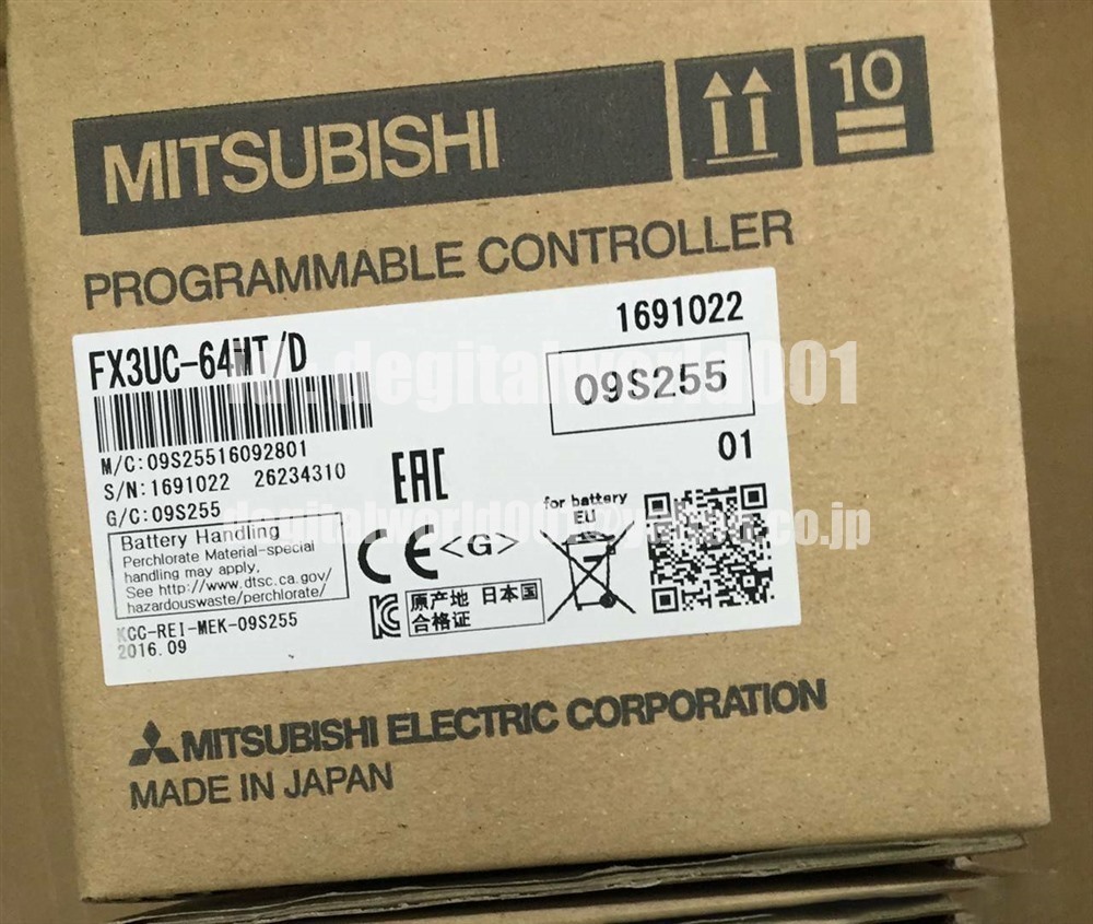 新品◆代引可◆東京発 MITSUBISHI/三菱電機 FX3UC-64MT/D　シーケンサー◆６ヶ月保証