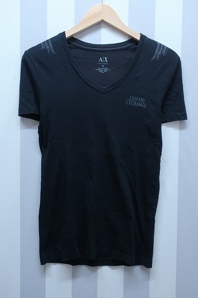 2-3441A/アルマーニエクスチェンジ フェザー 半袖VネックTシャツ ARMANI EXCHANGE 送料200円 の画像1