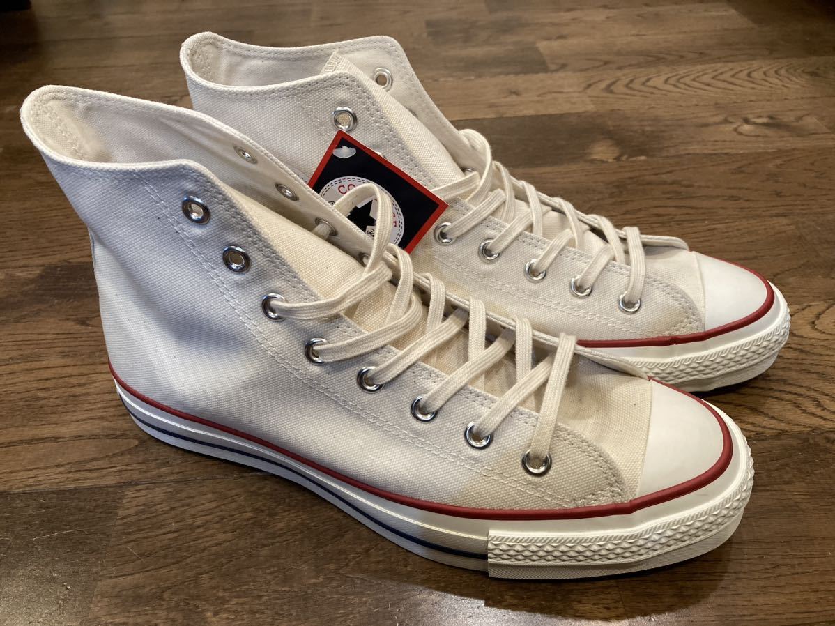 お待たせ! 9.5 28cm チャックテイラー ADDICT 【新品】CONVERSE 生成り