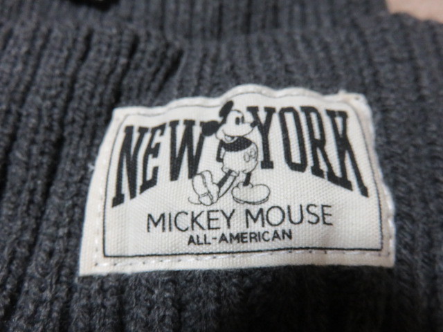 Disney DISNEY ディズニー NEW YORK ミッキーマウス ニット帽 サイズ57～59㎝ お土産 タグ付 未使用_画像2