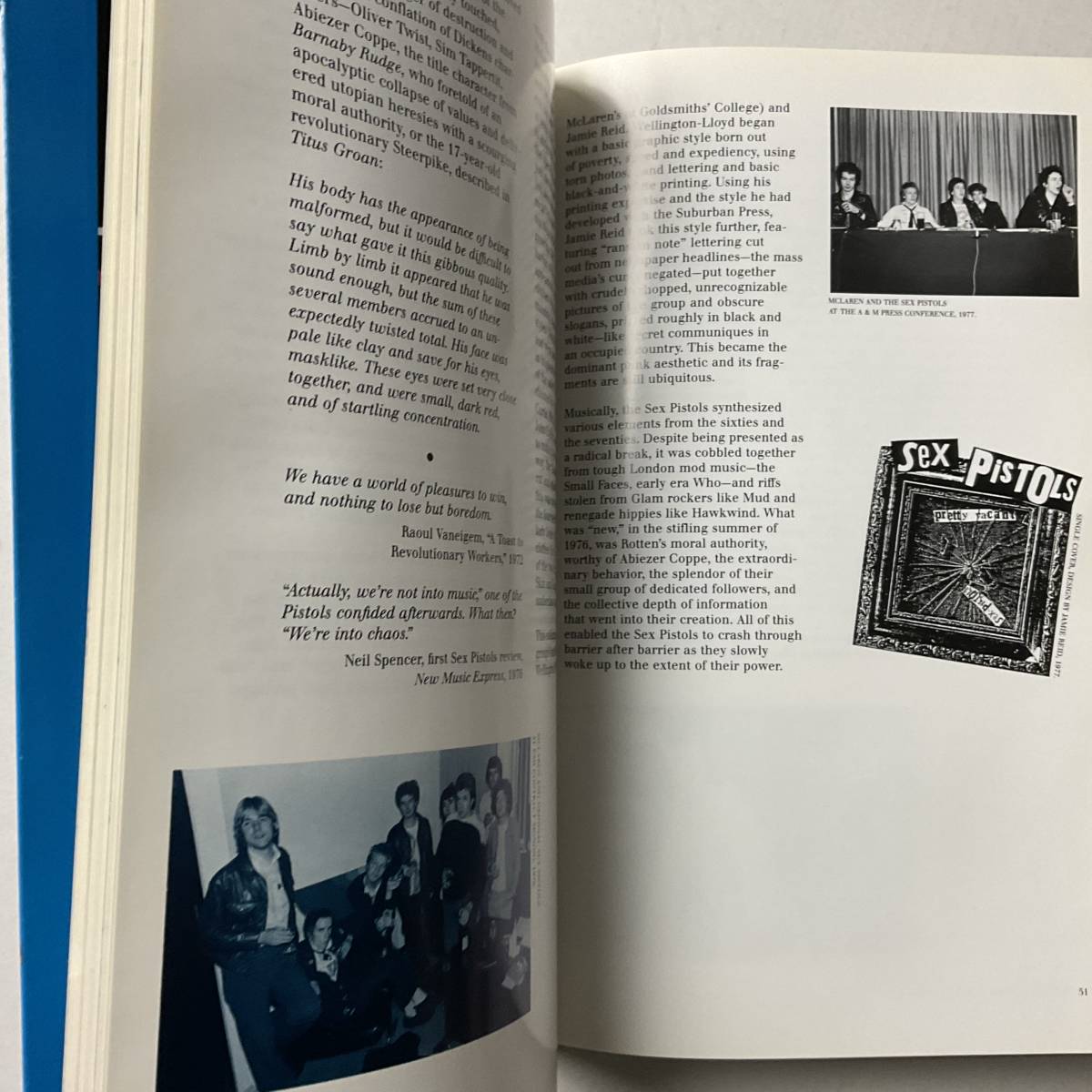  maru com McLAREN MALCOLM MCLAREN & THE BRITISH NEW WAVE Impresario hard-to-find rare old book SEX PISTOLS LET IT ROCK WORLDS END PUNK