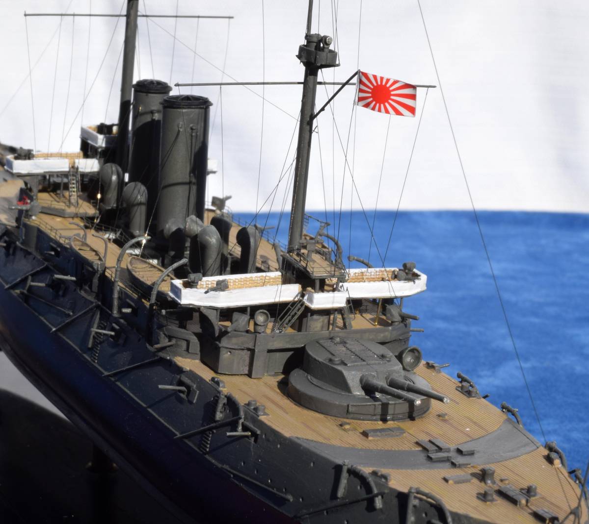 雅工房製1/500日本海軍戦艦「朝日」(1905年)専用ケース付 雅工房製1/500日本海軍戦艦「朝日」(1905年)専用ケース付