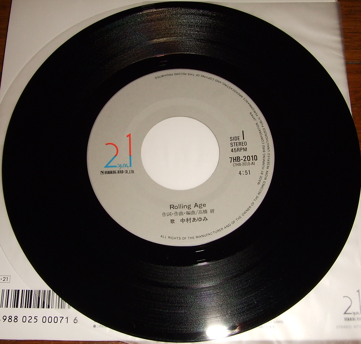 jp*tab 試聴 中村あゆみ: Rolling Age EP