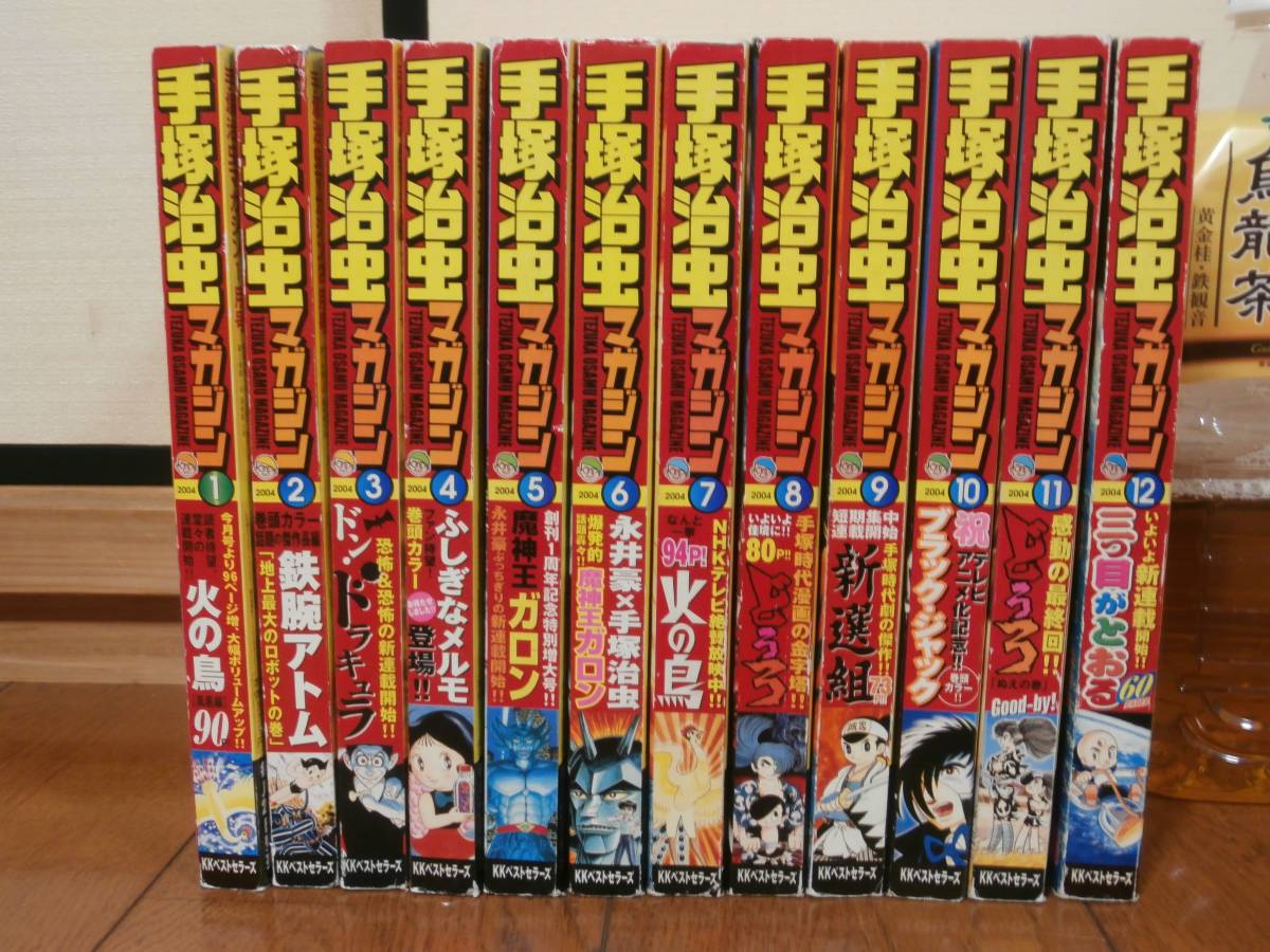 月刊 手塚治虫マガジン2004年1月号~12月号 全12冊セット 5月号 月刊 手塚治虫マガジン2004年1月号~12月号 全12冊セット 5月号