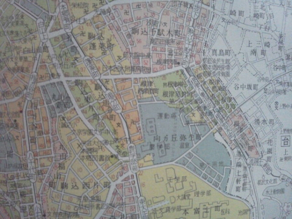 文京區(qū)白山周辺