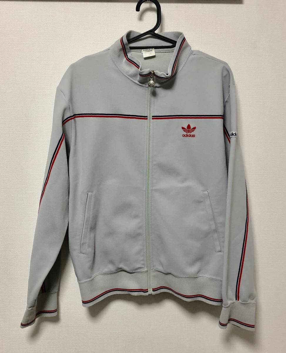 【激レアデザイン‼️】adidas ガイコツジャージ デサント製 L 黒グレー古着 Yahoo!オークション - 激レア レトロ アディダス デサント製