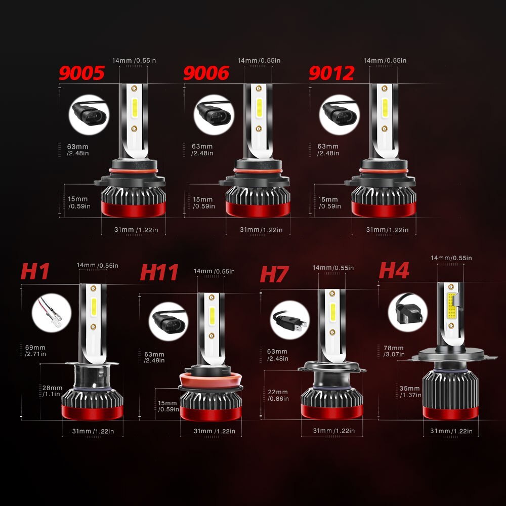 フォグランプバルブ LED H11 クロスロード RT1・2・3・4 ホンダ H19.2～H22.8 20000lm SPEVERT_画像6